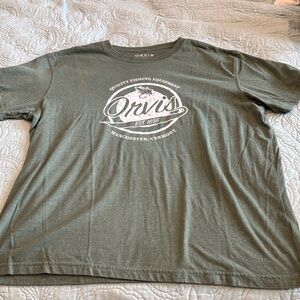 Orvis Olive Short Sleeve Tee